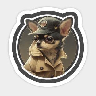 Inspector Jinxy in training Sticker